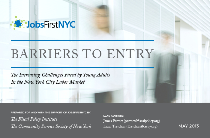 Barriers to Entry: The Increasing Challenges Faced by Young Adults in the New York City Labor Market