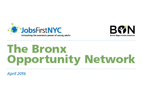 JobsFirstNYC Bronx Opportunity Network Overview