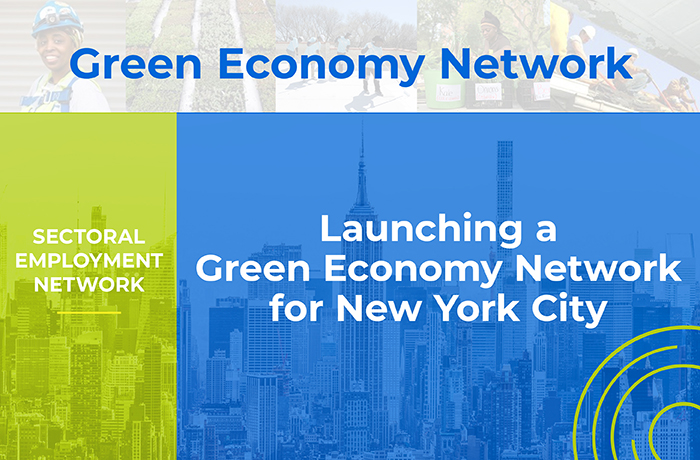 Building an inclusive Green Economy for New York City: Network Planning Launch